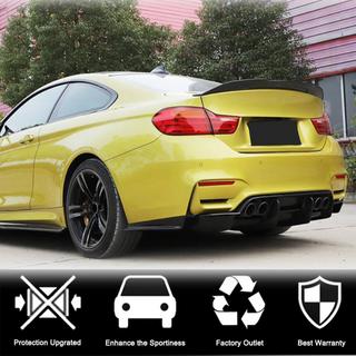 Диффузор заднего бампера V1 для F82/F83, Карбон BMW 4 серия F32/F33/F36 2012-2020 гг. фото 2