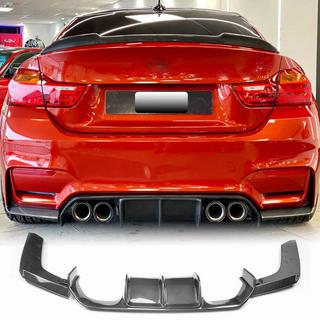 Диффузор заднего бампера V4 (для F82/F83, Карбон) BMW 4 серия F32/F33/F36 2012-2020 гг. фото 2