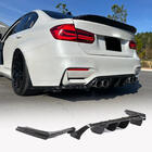 BMW 4 серия F32/F33/F36 2012-2020 гг. Диффузор Заднего Бампера V5 (для F82/F83, Карбон) фото 1