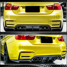 BMW 4 серия F32/F33/F36 2012-2020 гг. Диффузор Заднего Бампера V5 (для F82/F83, Карбон) фото 6