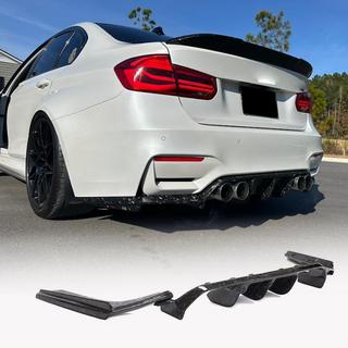 Диффузор Заднего Бампера V5 (для F82/F83, Карбон) BMW 4 серия F32/F33/F36 2012-2020 гг. фото 1