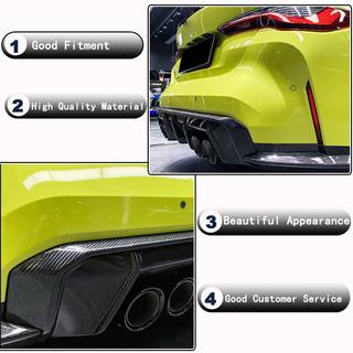 Диффузор заднего бампера V3 (для G80, Карбон) BMW 3 серия G20/G21 2018- гг. фото 3