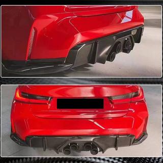 Диффузор заднего бампера V2 (для G82/G83, Карбон) BMW 4 серия G22/23/26 2020- гг. фото 4