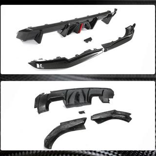 Задний диффузор V4 (для G82/G83, Карбон) BMW 4 серия G22/23/26 2020- гг. фото 4