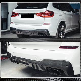 Диффузор заднего бампера (для оригинального M-Sport 2018-2021, Карбон) фото 3