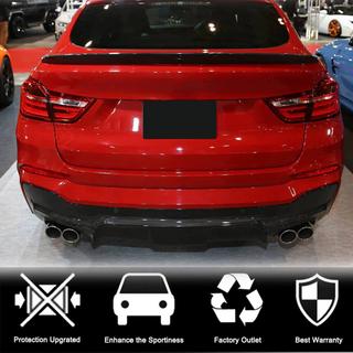 Диффузор заднего бампера (для M-Sport, Карбон) BMW X4 F26 2014-2018 гг. фото 2