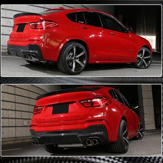 Диффузор заднего бампера (для M-Sport, Карбон) BMW X4 F26 2014-2018 гг. фото 3