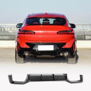 Диффузор заднего бампера (для F98 2022-2025, Карбон) BMW X4 G02 2018- гг. фото 1