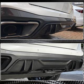 Диффузор заднего бампера V1 (2018-2022, Натуральный карбон) BMW X5 G05 2019–2026 гг. фото 4