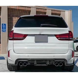 Задний диффузор V1 (для F85, карбон) BMW X5 F15 2013-2018 гг. фото 3