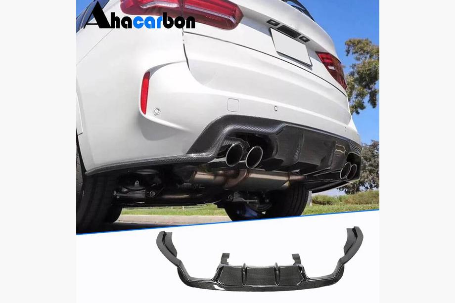 BMW X5 F15 2013-2018 гг. Задний диффузор V1 (для F85, карбон) Image