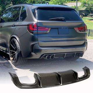 Задний диффузор V2 (для F85, карбон) BMW X5 F15 2013-2018 гг. фото 1