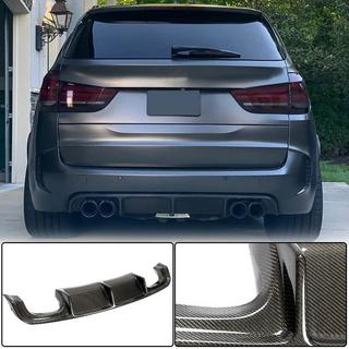 Задний диффузор V2 (для F85, карбон) BMW X5 F15 2013-2018 гг. фото 2