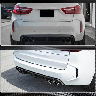 Задний диффузор V2 (для F85, карбон) BMW X5 F15 2013-2018 гг. фото 4