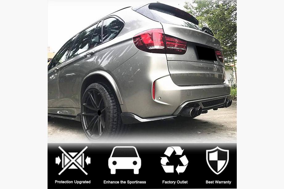 BMW X5 F15 2013-2018 гг. Диффузор Заднего Бампера Карбон V4 (для F85) Фото 2