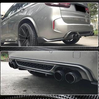 Задний диффузор V2 (для F86, Карбон) BMW X6 F16 2014-2019 гг. фото 3