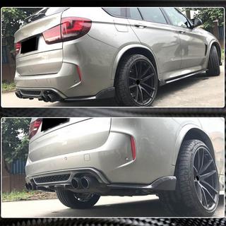 Задний диффузор V2 (для F86, Карбон) BMW X6 F16 2014-2019 гг. фото 4