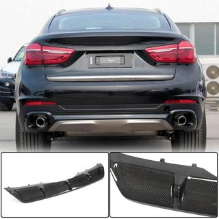 Диффузор заднего бампера V1 (для Base, Карбон) BMW X6 F16 2014-2019 гг. фото 1