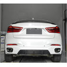 BMW X6 F16 2014-2019 гг. Диффузор заднего бампера V1 (для M-Sport, Карбон) фото 3