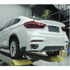 BMW X6 F16 2014-2019 гг. Диффузор заднего бампера V1 (для M-Sport, Карбон) фото 4