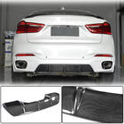 BMW X6 F16 2014-2019 гг. Диффузор заднего бампера V2 (для M-Sport, Карбон) фото 1