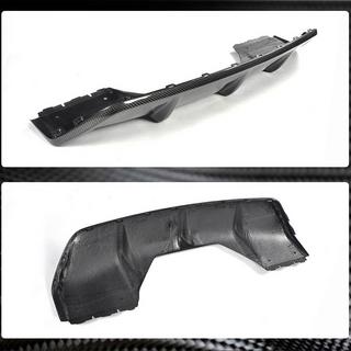 Диффузор заднего бампера V2 (для M-Sport, Карбон) BMW X6 F16 2014-2019 гг. фото 4