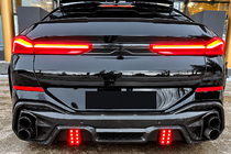 BMW X6 G06 2019–2027 гг. Задний диффузор для M-Sport (2018-2022, карбон) фото 1