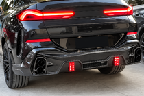 BMW X6 G06 2019–2027 гг. Задний диффузор для M-Sport (2018-2022, карбон) фото 3