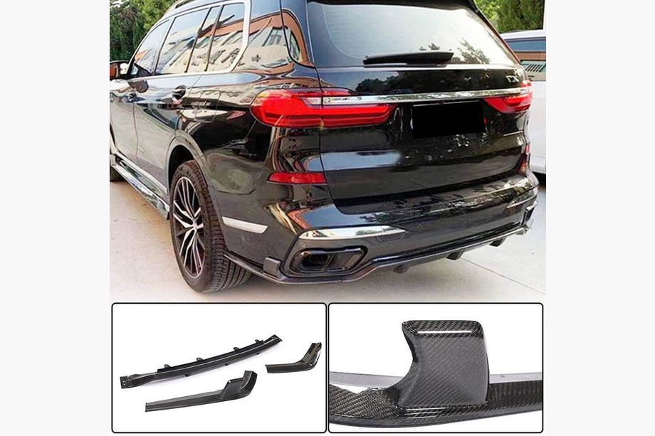 BMW X7 G07 2019- гг. Задний диффузор для M-Sport 2019-2022, карбон Image