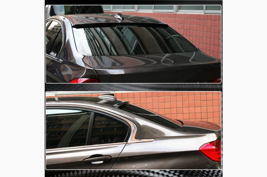 BMW 3 серия F30/F31 2012-2019 гг. Накладка на спойлер заднего стекла (для F30/F80, Карбон) Фото 3