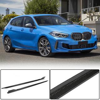 Накладки на пороги (для M-Sport, Карбон) BMW 1 серия F40 2019-2024 гг. фото 1