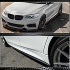 BMW 2 серия F22/F23 2014-2021 гг. Накладки на пороги (для M-Sport, Карбон) фото 3