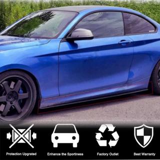 Накладки на пороги (для M-Sport, Карбон) BMW 2 серия F22/F23 2014-2021 гг. фото 2