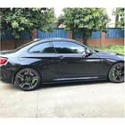 BMW 2 серия F22/F23 2014-2021 гг. Накладки на пороги V2 (для F87, Карбон) фото 4