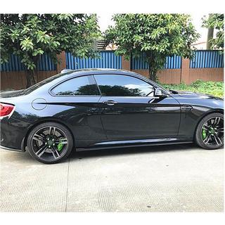 Накладки на пороги V2 (для F87, Карбон) BMW 2 серия F22/F23 2014-2021 гг. фото 4