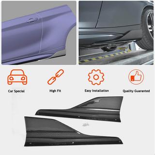 Накладки на пороги V3 (для F87, Карбон) BMW 2 серия F22/F23 2014-2021 гг. фото 2