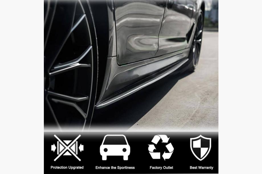BMW 3 серия F30/F31 2012-2019 гг. Накладки на пороги FRP V2 (для M-Sport) Фото 4