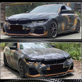 Накладки на пороги V3 (для G20 M-Sport, карбон) BMW 3 серия G20/G21 2018- гг. фото 4