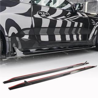 Накладки на пороги V6 (для G80, Карбон) BMW 3 серия G20/G21 2018- гг. фото 1