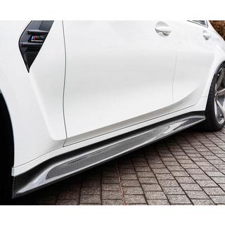 Накладки на пороги V5 (для G80, Карбон) BMW 3 серия G20/G21 2018- гг. фото 3