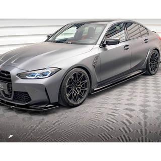 Накладки на пороги V5 (для G80, Карбон) BMW 3 серия G20/G21 2018- гг. фото 4