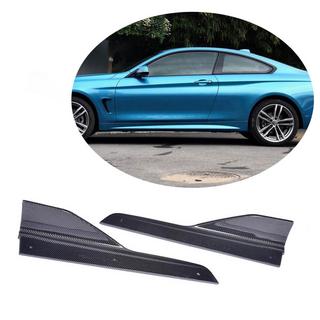 Накладки на пороги (для F32/F33/F36 M-Sport, Карбон) BMW 4 серия F32/F33/F36 2012-2020 гг. фото 1