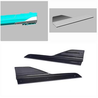 Накладки на пороги (для F32/F33/F36 M-Sport, Карбон) BMW 4 серия F32/F33/F36 2012-2020 гг. фото 2