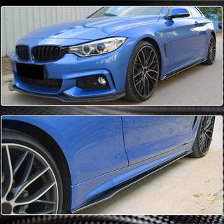 Накладки на Пороги V1 (для F32/F33 M-Sport, Карбон) BMW 4 серия F32/F33/F36 2012-2020 гг. фото 3
