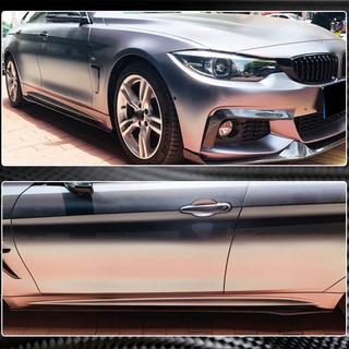 Накладки на Пороги V1 (для F32/F33 M-Sport, Карбон) BMW 4 серия F32/F33/F36 2012-2020 гг. фото 4