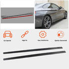 BMW 4 серия F32/F33/F36 2012-2020 гг. Накладки на пороги V2 (для F32/F33 M-Sport, Карбон) фото 2