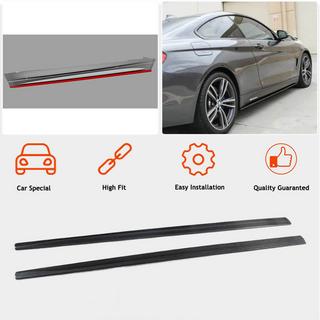 Накладки на пороги V2 (для F32/F33 M-Sport, Карбон) BMW 4 серия F32/F33/F36 2012-2020 гг. фото 2