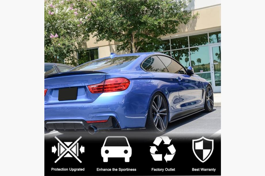 BMW 4 серия F32/F33/F36 2012-2020 гг. Накладки на пороги ABSV5 (для M-Sport) Фото 3