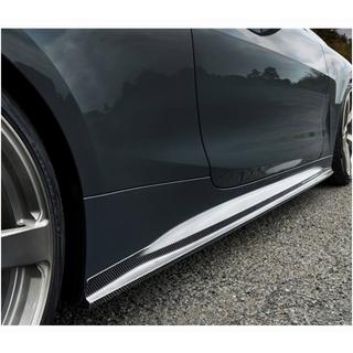 Накладки на пороги V1 (для G22/G23 M-Sport, Карбон) BMW 4 серия G22/23/26 2020- гг. фото 3