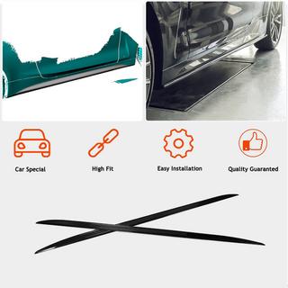 Накладки на пороги V2 (для G22/G23 M-Sport, Карбон) BMW 4 серия G22/23/26 2020- гг. фото 2